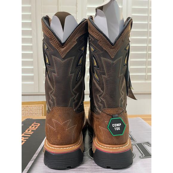 Dan Post Men's Warrior Work Certified Boots Hurricane Series Size 8 Wide NIB - Picture 7 of 12